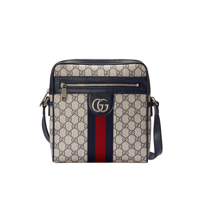 GUCCI OPHIDIA GG SMALL MESSENGER BAG  547926 96IWN 4076 （24*23*6cm）